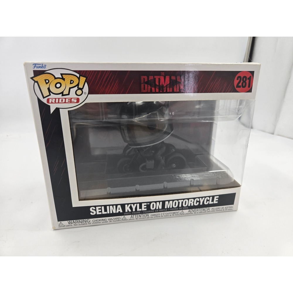 Funko Pop! Rides The Batman Selina Kyle on Motorcycle Figure 281 DC Comics